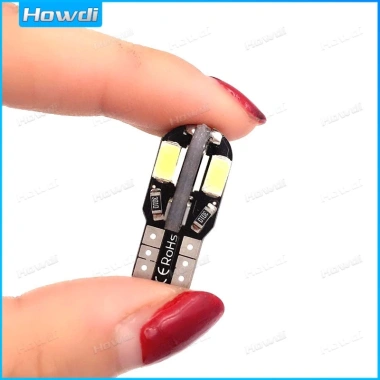 Bóng đèn LED W5W T10 Canbus 5.730 8SMD 12V 6.000K 194/168 - Đèn nội thất ô tô 12.474 VND