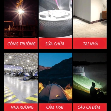 Bóng đèn LED WF-L48 48 LED siêu sáng, chạy pin máy khoan pin phổ thông - 199.000đ 5