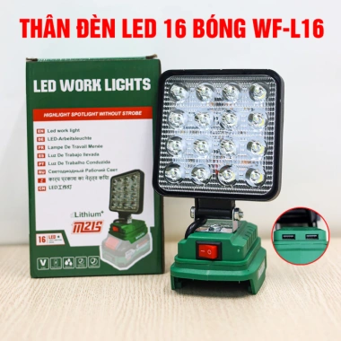 Bóng đèn LED WF-L48 48 LED siêu sáng, chạy pin máy khoan pin phổ thông - 199.000đ 6