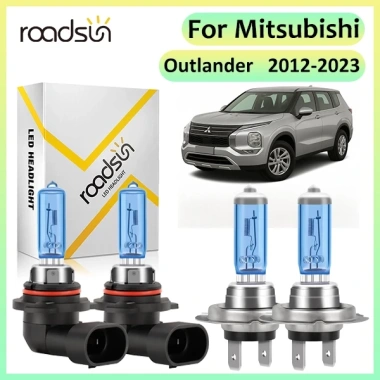 Bóng Đèn Pha Halogen 100W 6.000K 20.000LM Plug‑N‑Play Canbus 800% Độ Sáng – Dùng cho Mitsubishi Outlander 2.012‑2.023