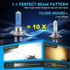 Bóng Đèn Pha Halogen 100W 6.000K 20.000LM Plug‑N‑Play Canbus 800% Độ Sáng – Dùng cho Mitsubishi Outlander 2.012‑2.023 7