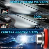 Bóng đèn pha Halogen 100W 6.000K 20.000LM Siêu Trắng Plug‑N‑Play Canbus cho KIA Sorento UM 2.016‑2.023 – Độ sáng 800% 5