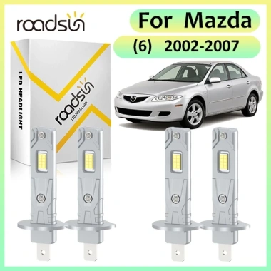 Bóng Đèn Pha Halogen 100W Siêu Trắng 6.000K 20.000LM Plug-N-Play Canbus Cho Mazda 6 2.002-2.007 - Giá 750.000