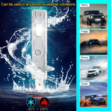 Bóng Đèn Pha Halogen 100W Siêu Trắng 6.000K 20.000LM Plug-N-Play Canbus Cho Mazda 6 2.002-2.007 - Giá 750.000