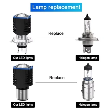 Bóng đèn pha LED xe máy EHES H4 H6 BA20D - Độ sáng cao, tiết kiệm, giá 92.543đ 3 Bóng đèn pha LED xe máy EHES H4 H6 BA20D - Độ sáng cao, tiết kiệm, giá 92.543đ 3