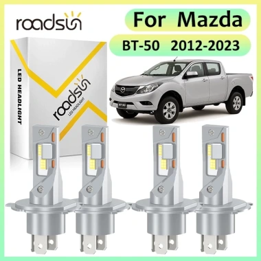 Bóng Đèn Pha Mazda BT-50 2.012-2.023 100W Siêu Trắng 6.000K Canbus Plug‑N‑Play Không Lỗi