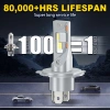 Bóng Đèn Pha Ô Tô 100W 6.000K 20.000LM Canbus Không Lỗi cho Toyota Vios NCP93 2.007‑2.013 7