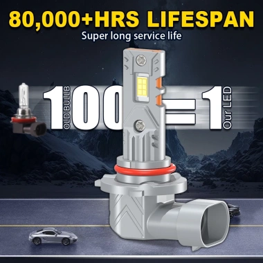 Bóng Đèn Pha Ô Tô 100W 6.000K 800% 20.000LM Plug‑Play Canbus cho Mitsubishi Outlander 2.007‑2.012 - Giá 750k 3