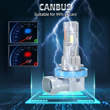 Bóng Đèn Pha Ô Tô 6.000K 800% Độ Sáng 100W 20.000LM Plug-N-Play Canbus cho Toyota Camry 2.007-2.017