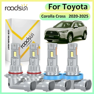 Bóng Đèn Pha Ô Tô 800% 150W 6.000K 30.000LM Plug‑N‑Play Phù Hợp Toyota Corolla Cross 2.020‑2.025 - Giá Ưu Đãi 697.125₫
