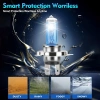 Bóng Đèn Pha Ô Tô Halogen Siêu Trắng 6.000K 100W 20.000LM Plug‑N‑Play Canbus, Độ Sáng 800% cho Mitsubishi Xpander 2.020‑2.023 5