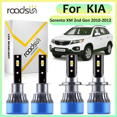 Bóng Đèn Pha Xe KIA Sorento XM 2.010-2.012 110W 6.000K Siêu Trắng 15.000LM Plug-N-Play Canbus Không Lỗi Giá 750k