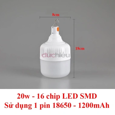 Bóng đèn sạc tích điện đa kích cỡ - BH 12 tháng - Giá 55.000đ Đức Hiếu 9