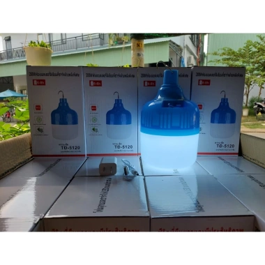 Bóng đèn tích điện 200W siêu sáng có móc treo Giá 150.000 đồng giảm đặc biệt