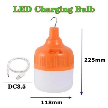 Bóng đèn tích điện siêu sáng 150W đa năng, móc treo tiện dụng, tiết kiệm điện