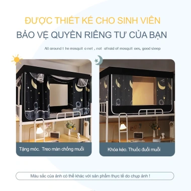 Bóng Đổ Màn Chống Muỗi YANYANGTIAN Ký Túc Xá Sinh Viên - Lắp Đặt Không Đục Lỗ (Giá 145.000₫)