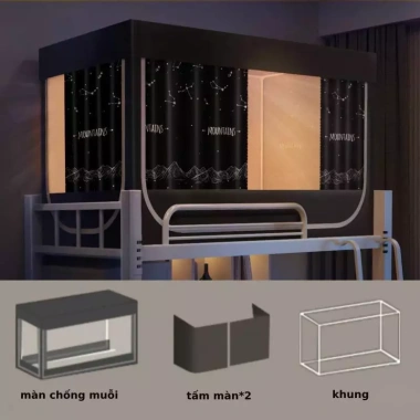 Bóng Đổ Màn Chống Muỗi YANYANGTIAN Ký Túc Xá Sinh Viên - Lắp Đặt Không Đục Lỗ (Giá 145.000₫)