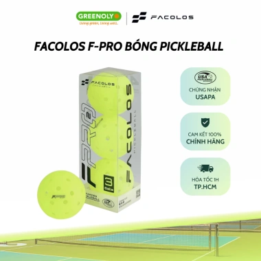 Bóng Facolos F-Pro Pickleball Gen 2 - Hiệu suất cao, giá chỉ 55.000₫, giảm mạnh