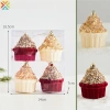 Bóng Giáng Sinh Nhựa Đỏ - Đựng Rượu Vang, Mặt Dây Chuyền Thanh Lịch, Trang Trí 6