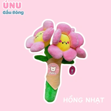 Bông Hoa Gấu Bông Mặt Cười Size 50‑80cm Bó 3 Cái Giá Ưu Đãi 75.000₫