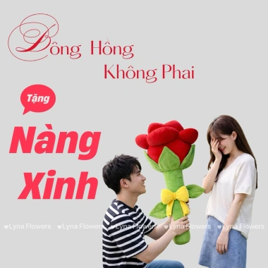 Bông Hoa Hồng Nhồi Bông Trang Trí - Đồ Trang Trí Nội Thất, Giá Ưu Đãi 78.000₫