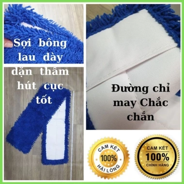 Bông lau Bẹ Microfiber đa kích thước 45-60-80-90cm, giá ưu đãi 66.000 VND