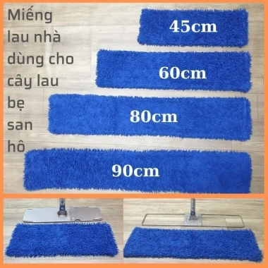 Bông lau Bẹ Microfiber đa kích thước 45-60-80-90cm, giá ưu đãi 66.000 VND