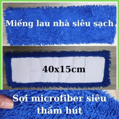 Bông lau Bẹ Microfiber đa kích thước 45-60-80-90cm, giá ưu đãi 66.000 VND