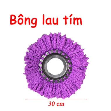 Bông lau nhà 360 độ tiện dụng sợi cotton thấm hút tốt, dễ thay thế mọi cây - Samba 16.500₫