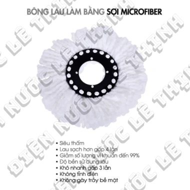 Bông Lau Nhà Cao Cấp Thấm Nhanh Siêu Nhẹ - Giá 15.900 VND, Tiết Kiệm, Thoải Mái 3