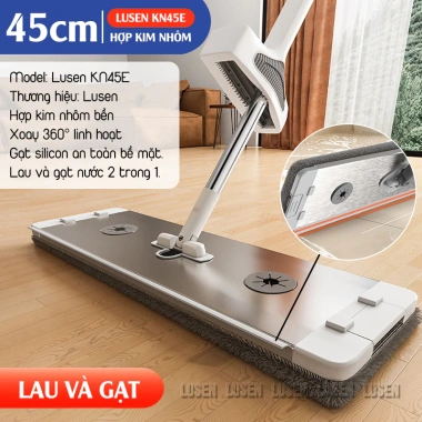 Bông lau nhà LUSEN LX45 45x12cm cho chổi tự vắt - Giá chỉ 29.000đ