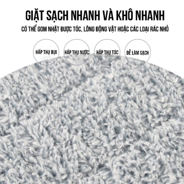 Bông lau nhà LUSEN LX45 45x12cm cho chổi tự vắt - Giá chỉ 29.000đ