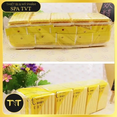 Bông mút rửa mặt Chivey 240 miếng mềm mịn, dài, hàng loại 1 - Giá ưu đãi 195k 6