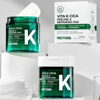 Bông Nước Hoa Hồng Toner Pad Vita K - Cica Peeling & Prettyskin, giá ưu đãi 450k 4 Bông Nước Hoa Hồng Toner Pad Vita K - Cica Peeling & Prettyskin, giá ưu đãi 450k 4