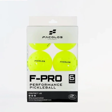 Bóng Pickleball Facolos F-Pro Đúc Nguyên 40 Lỗ 74mm - Tiêu Chuẩn, Giá 280k Giảm tới 20%