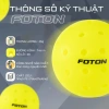 Bóng Pickleball FOTON Pro 48 lỗ - Bay ổn định, tốc độ cao, giá chỉ 25.000₫ 2