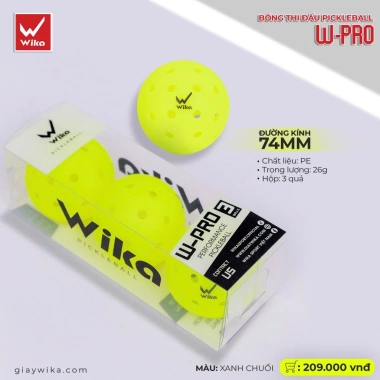 Bóng Pickleball WIKA W-PRO 26g PE cao cấp - Kiểm soát dễ dàng, 90.000đ
