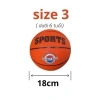 Bóng rổ size 3-7 chất liệu an toàn, banh rổ tập luyện thi đấu, tặng kim bơm + túi lưới 3