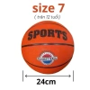 Bóng rổ size 3-7 chất liệu an toàn, banh rổ tập luyện thi đấu, tặng kim bơm + túi lưới 5