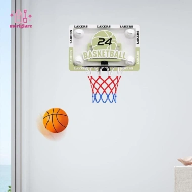 Bóng rổ trong nhà Hoop Backboard - Đồ chơi gấp di động, dễ lắp đặt, giảm 19%