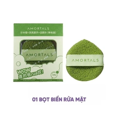 Bông Rửa Mặt Amortals Bọt Biển Wash To Smile - Soft & Dịu Da, Giá chỉ 58.000₫ 9