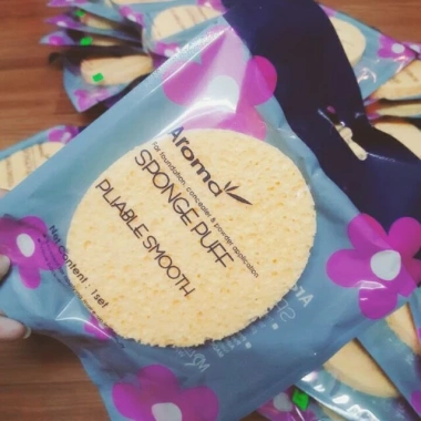 Bông rửa mặt bọt biển Massage Aroma Sponge Puff 7g - Da sạch mịn, giảm giá 59.000₫