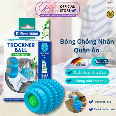 Bóng sấy Dr. Beckmann Trockner Ball chống nhăn quần áo + dung dịch xả – Giá chỉ 55.000₫ 4