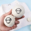 Bóng sấy len 3-7cm đa năng: làm sạch, tẩy lông, chống cuộn dây, làm mềm, sấy khô - Phụ kiện máy giặt tái sử dụng 6
