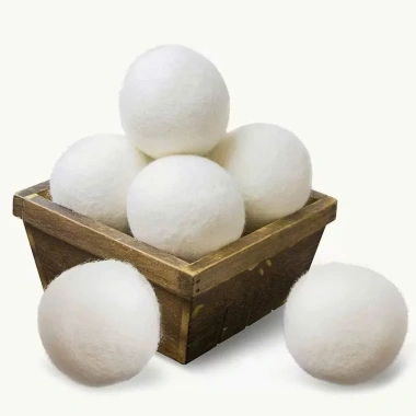 Bóng sấy Len 7cm 6 quả trắng - Tiện dụng cho máy sấy quần áo, chống nhăn, giá 154k 4