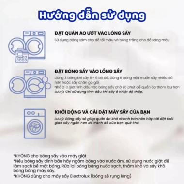 Bóng sấy len lông cừu New Zealand BS01 – Khô nhanh, tiết kiệm điện, chống nhăn, thơm CoCo