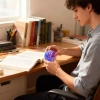 Bóng slime 3D Fidget Gear - Đồ chơi chất lỏng giảm căng thẳng, xoắn lưu lượng mượt 4