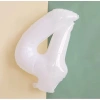 Bóng Số Màu Trắng cỡ Lớn - Trang trí sinh nhật, thôi nôi Hàn Quốc, giá 4.000 VND 14