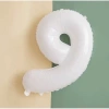 Bóng Số Màu Trắng cỡ Lớn - Trang trí sinh nhật, thôi nôi Hàn Quốc, giá 4.000 VND 19