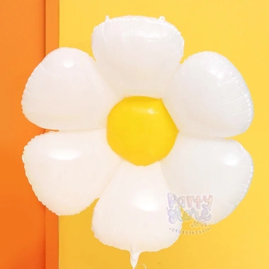 Bóng Số Màu Trắng cỡ Lớn - Trang trí sinh nhật, thôi nôi Hàn Quốc, giá 4.000 VND 31